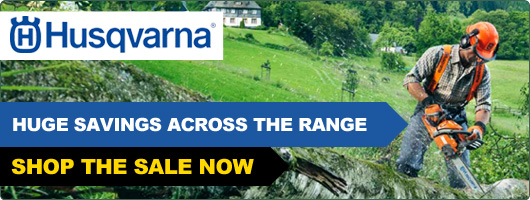 Huge savings on Husqvarna products