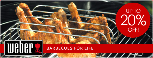 Weber - Barbecues for Life - upto 30% off!